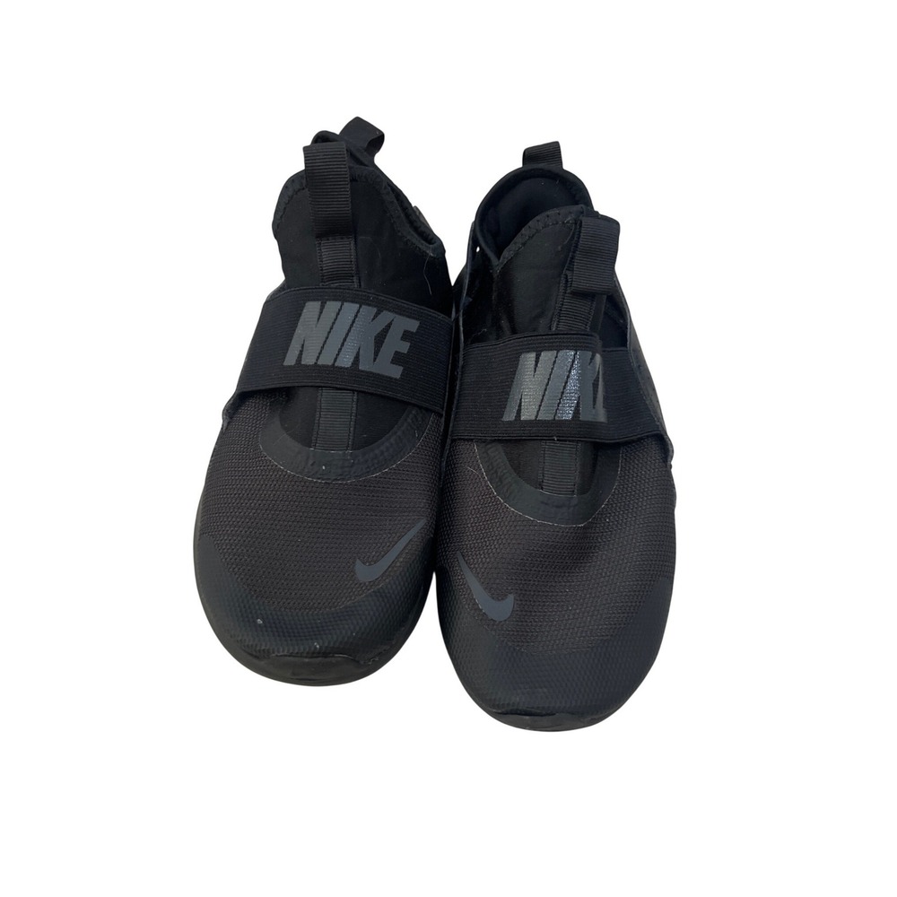 Nike Kids Black Flex Runner Slip On Sneaker Shoes Boys 4.5 Athletic Everyday - Picture 2 of 6